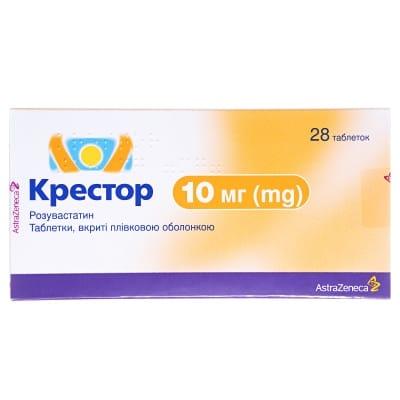 Крестор табл.в / пл.об.10мг N28 (14х2)